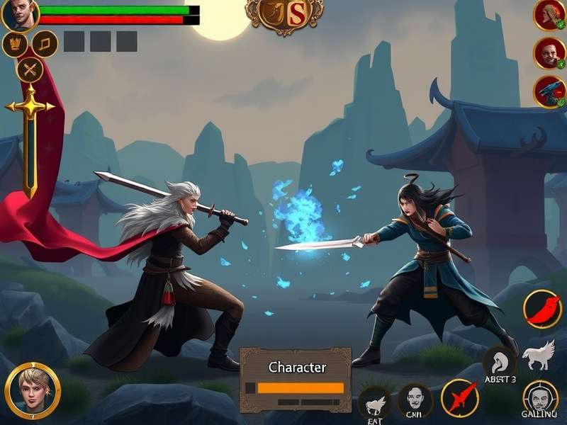 Siolim Slayer Ancient Rivals gameplay screenshot showing character combat