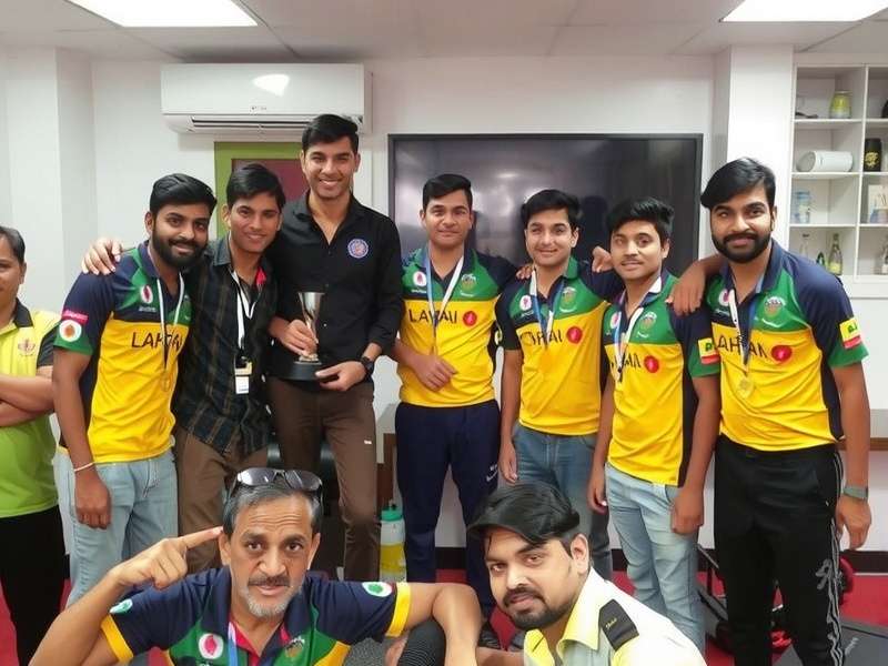 Pune Powerhouses team celebrating victory