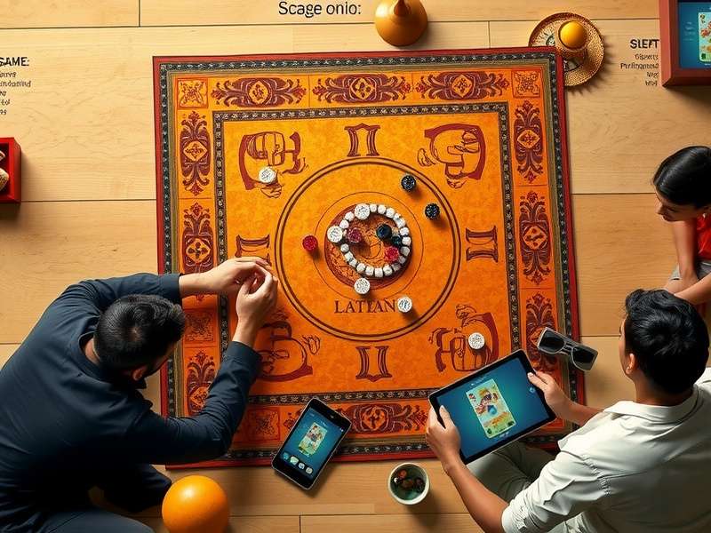 Players engaged in a competitive match of Agra S Ancient Way