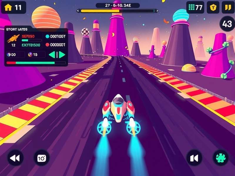 Fast Forward Flyer vehicle customization interface