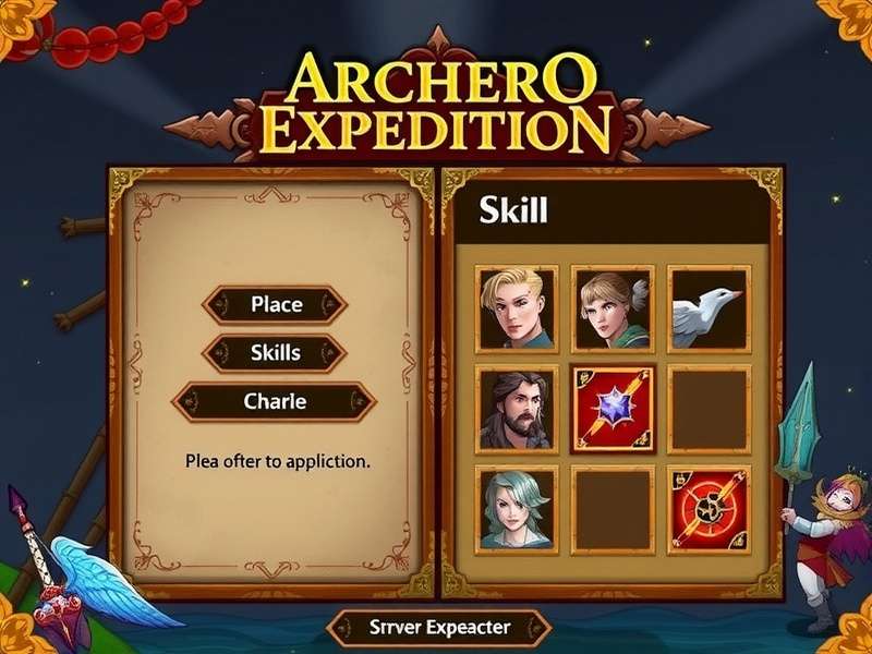 Archero Daring Expedition skill selection interface