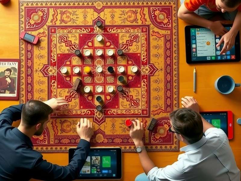 Modern digital adaptation of Agra S Ancient Way on various devices