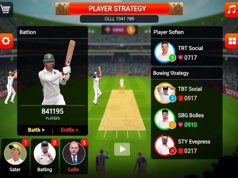 Kaveri Valley Cricketers bowling strategy interface