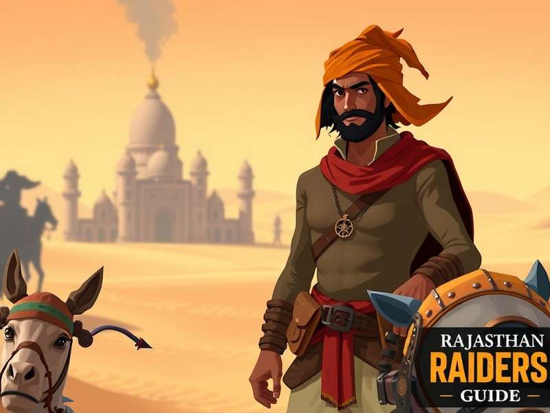 Rajasthan Raiders depiction of traditional Rajasthani architecture