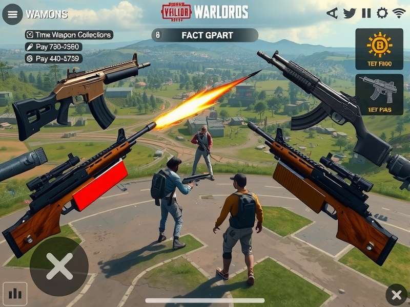 PUBG Warlord Prodigy map overview showing different terrains