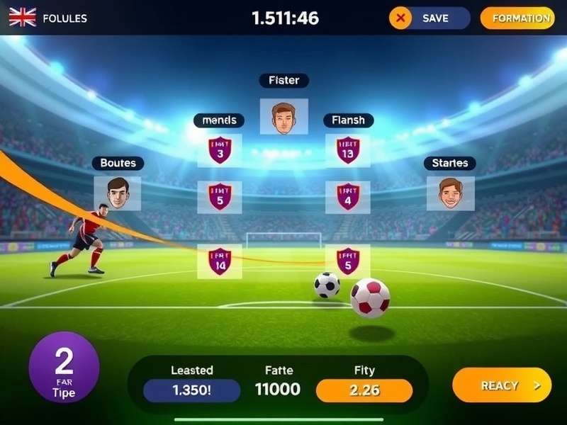 BFC Dynamo Dash gameplay screenshot showing football action
