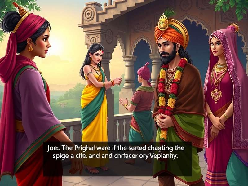 Radha Krishna Passionate Tale character interaction and dialogue system