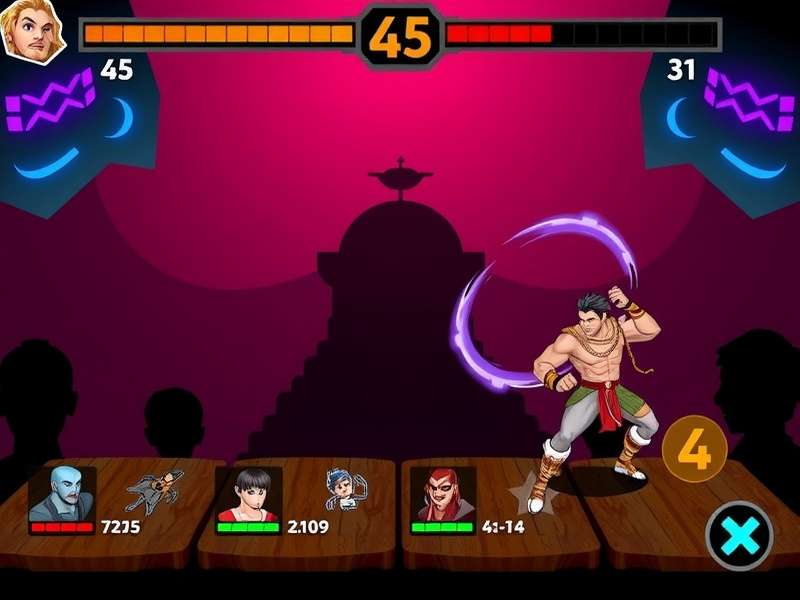 Baga Warrior Ultimate Showdown gameplay screenshot showing character combat