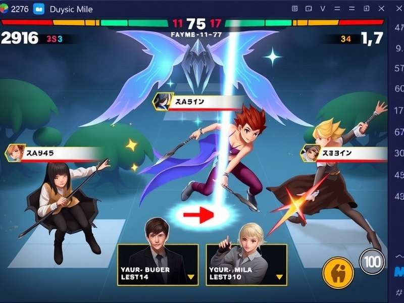 Advanced strategy visualization showing character ability combinations and positioning tactics