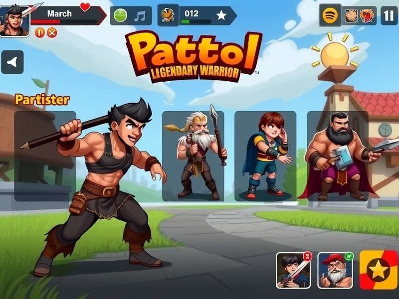 Pattol Hero Legendary Warrior character selection screen
