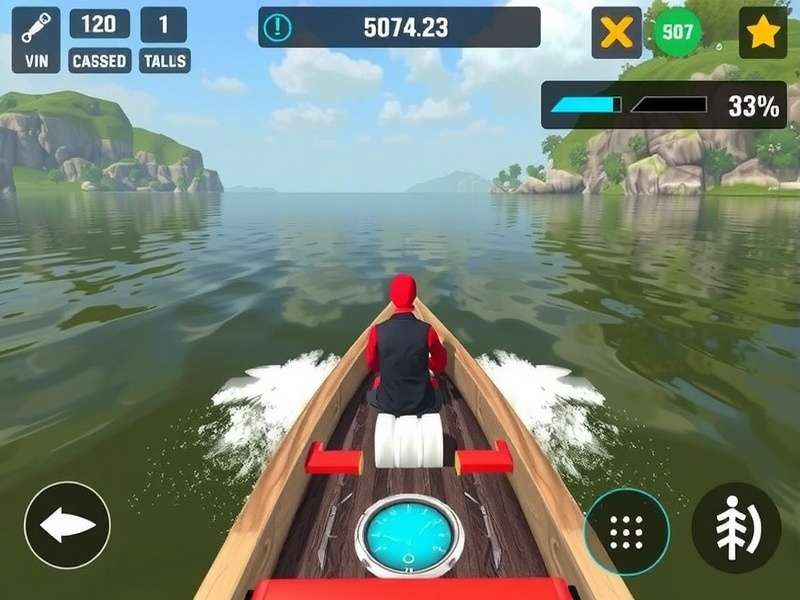 Krishna River Speed Pursuit boat customization screen