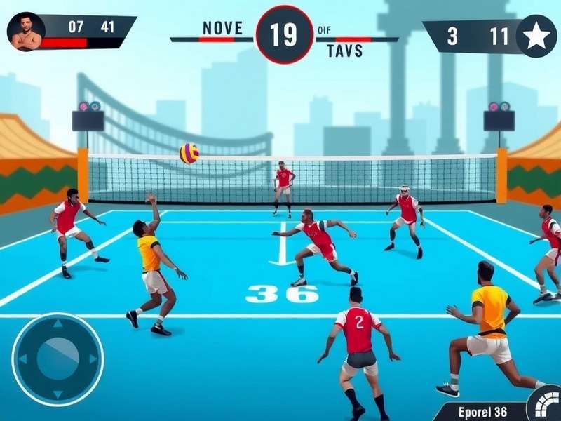 Advanced gameplay techniques in Volley Kings Of India