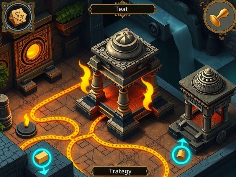Temple Fortune Finder gameplay showing ancient temple exploration