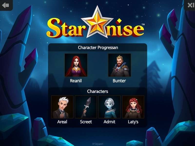 Star Anise Saga character lineup showing main heroes