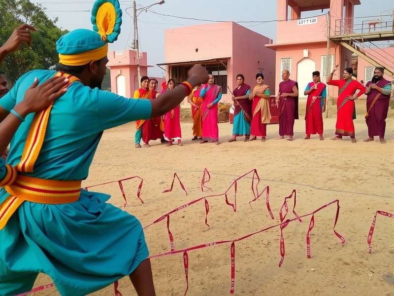 Dharbandora Fighter match in progress