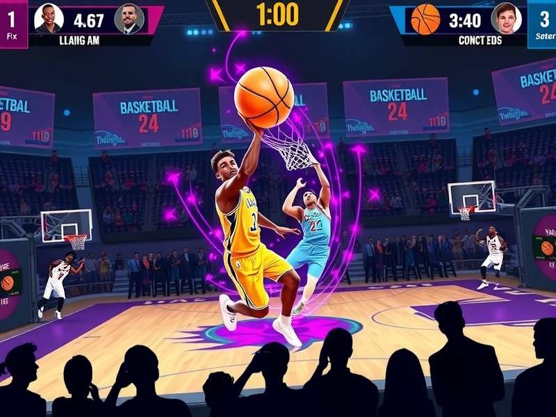 Dunk Wizard esports tournament with live audience