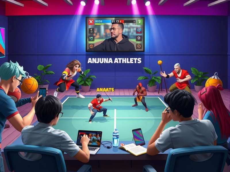 Anjuna Athletes esports tournament with live audience
