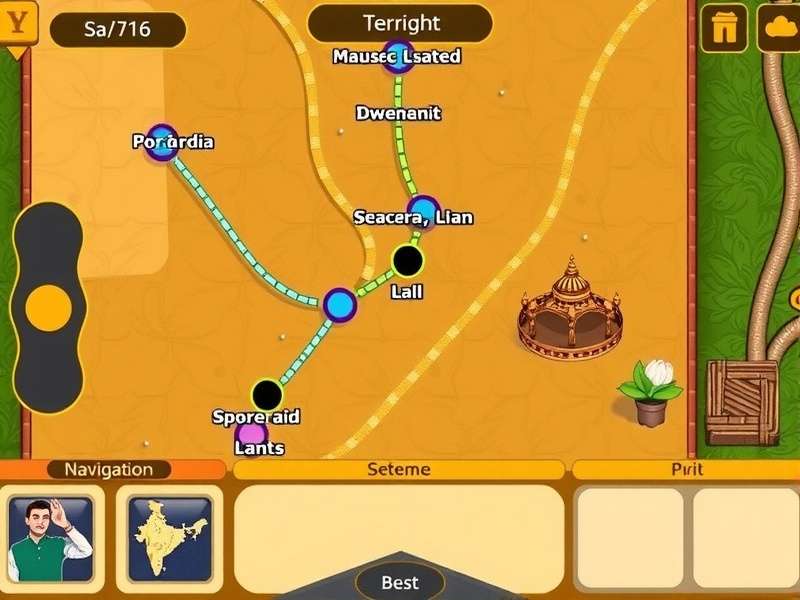 Cardamom Trek India Navigation Interface