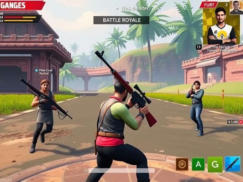 Ganges Battle Royale character selection screen