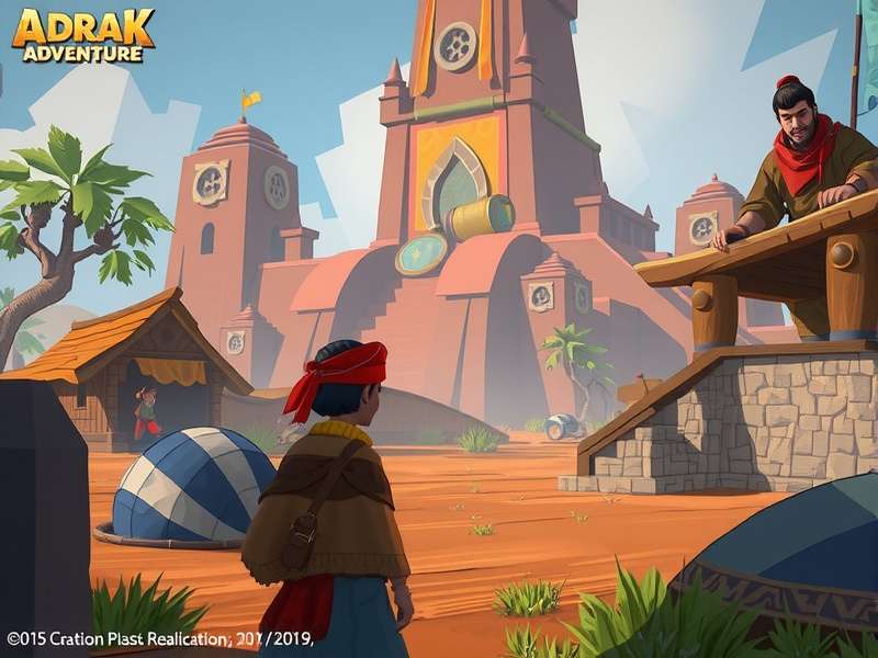 Adrak Adventure gameplay screenshot showing character and environment