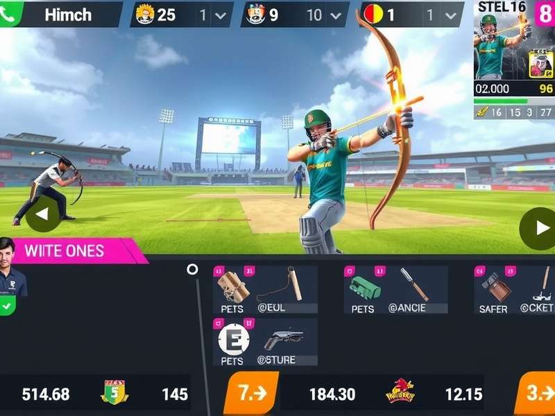 Cricket Archery Titan character customization and equipment options