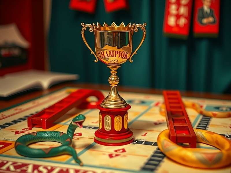 Snakes and Ladders championship match in progress