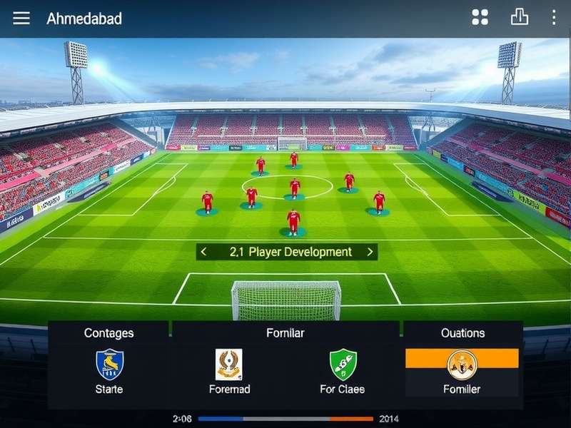 Ahmedabad Football Elite player development interface