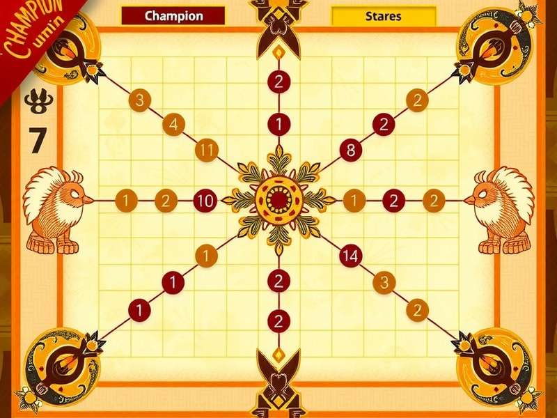 Detailed Champion Cumin piece arrangement and starting positions