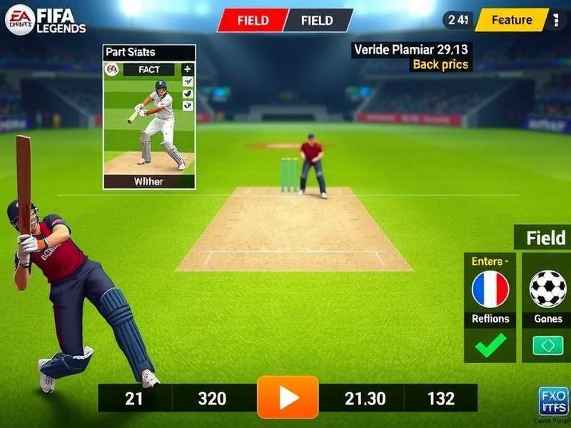 FIFA Cricket Legends strategy guide showing field placements