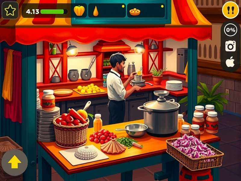 Bhaji Mania ingredient selection and cooking process