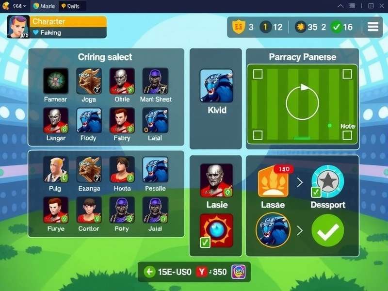Parra Panthers Power match in progress showing gameplay interface