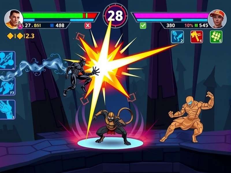 Flash Panther Surge gameplay screenshot showing the panther character in action