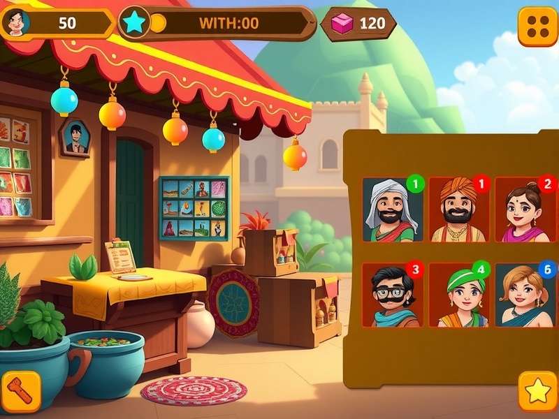 Mystic Kulfi Expedition character roster showing diverse Indian characters