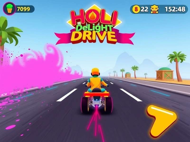 Cultural elements in Holi Delight Drive showing festival traditions