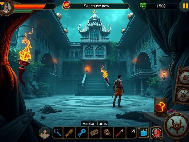 Brahmarakshas Bhavan game environment showing mystical mansion