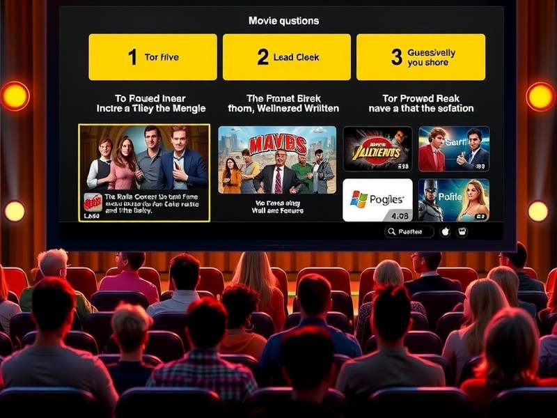 Movie Mania features showcase with multiple game modes visible