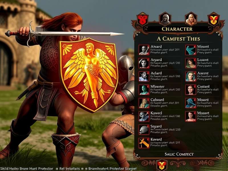 Braveheart Protector skill tree interface