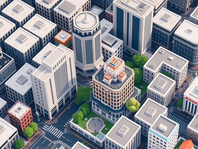 Pixel Metropolis Manager gameplay showing zoning tools and infrastructure planning interface