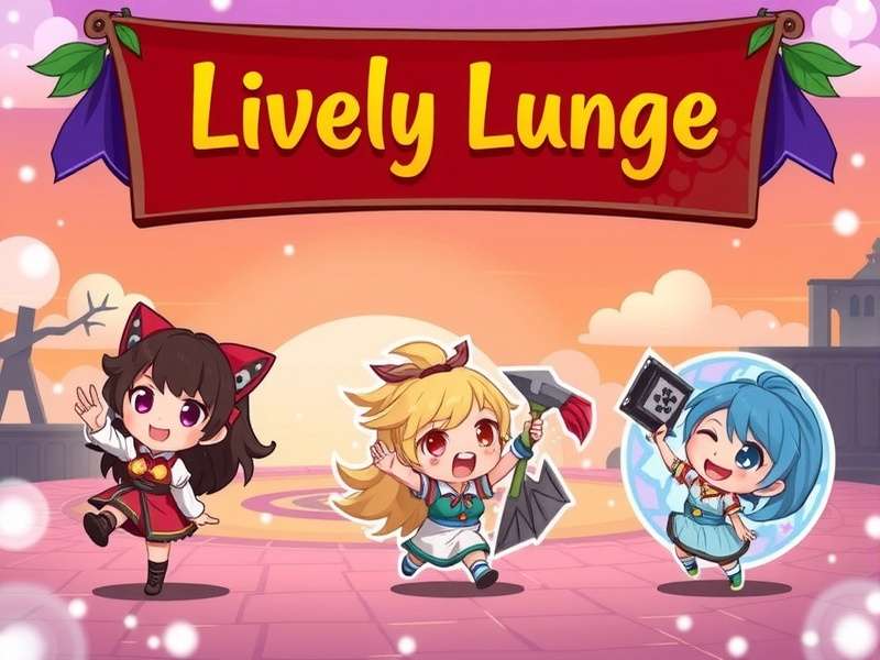 Lively Lunge Gameplay Screenshot