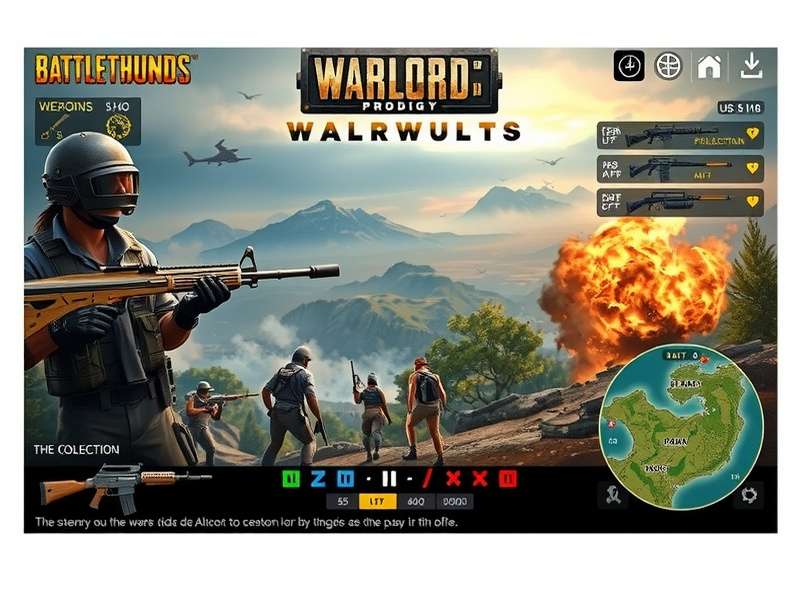 PUBG Warlord Prodigy gameplay screenshot showing intense battle