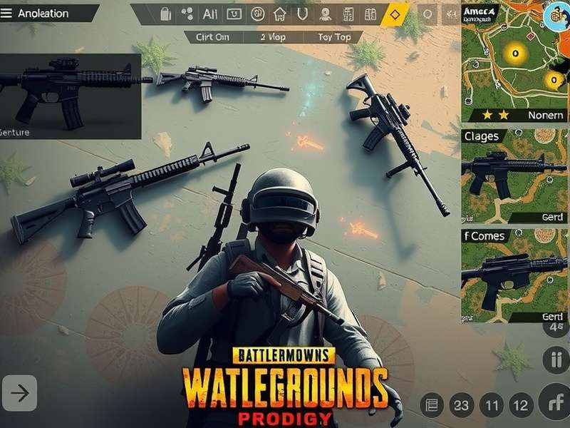 PUBG Warlord Prodigy weapons collection display