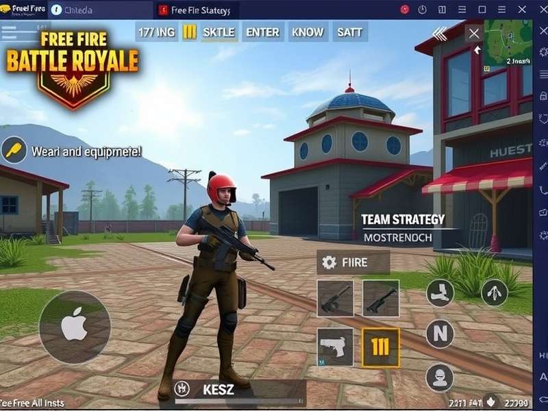 Team strategy session in Desi Free Fire Champs