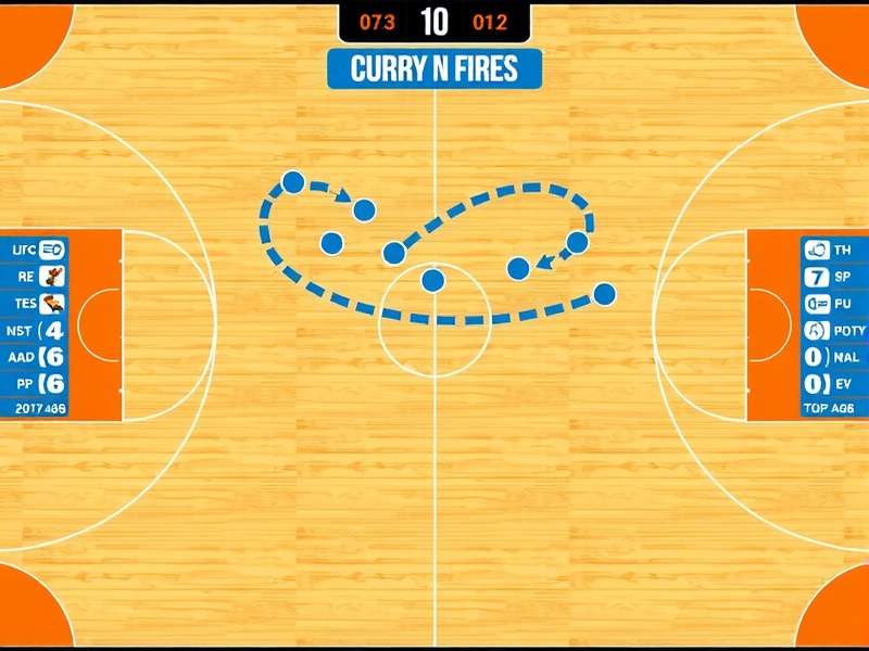 Curry N Curry Layup court diagram showing spice zones