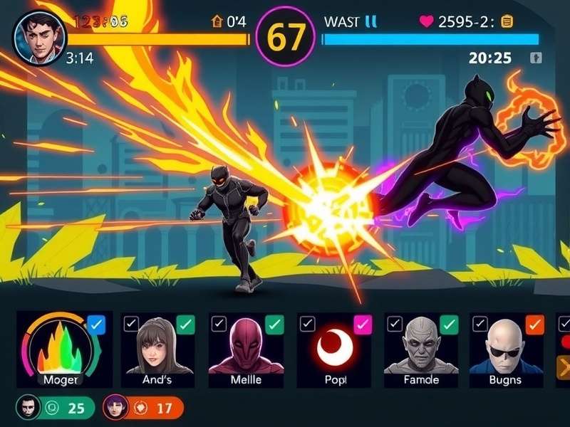 Flash Panther Surge combat scene showing special abilities