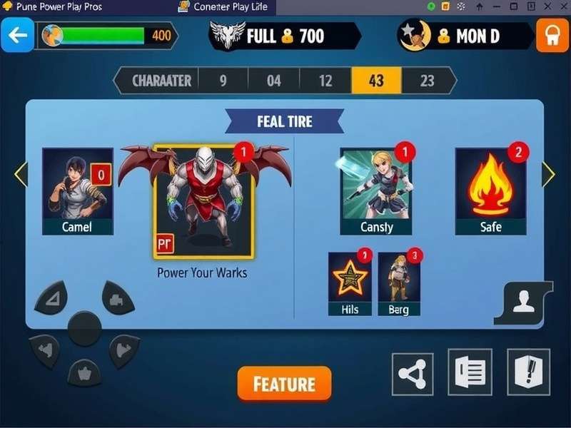 Pune Power Play Pros feature overview showing multiple interface elements