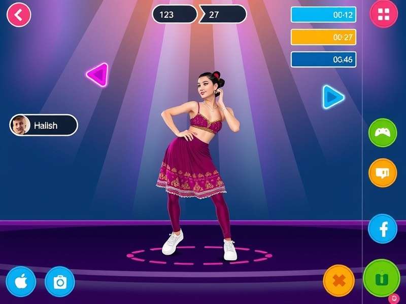 Dil Se Dance Challenge gameplay interface