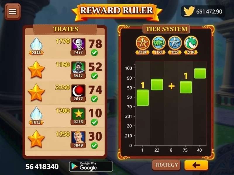 Strategy visualization showing optimal resource allocation in Reward Ruler