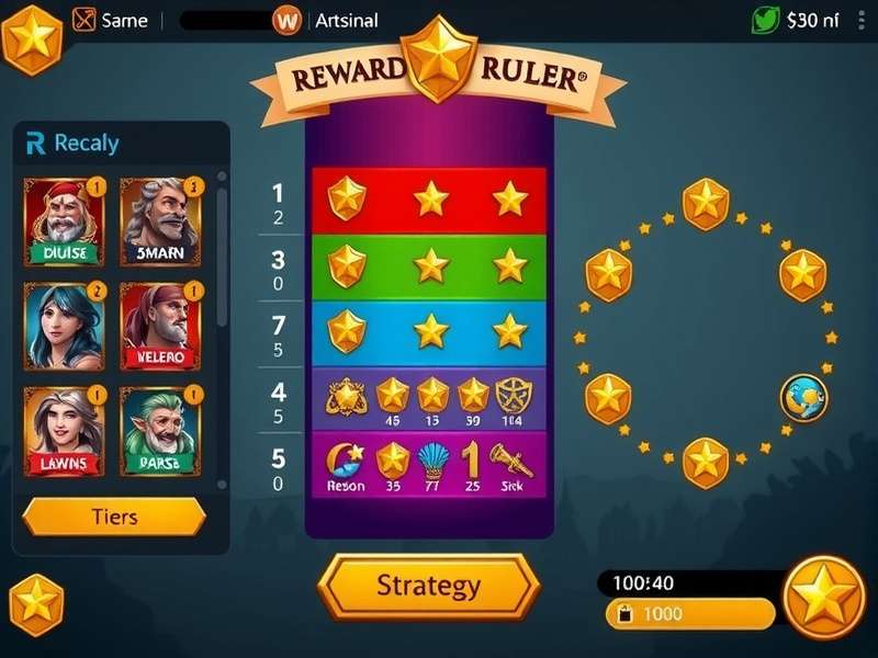Reward Ruler gameplay interface showing multiple game options