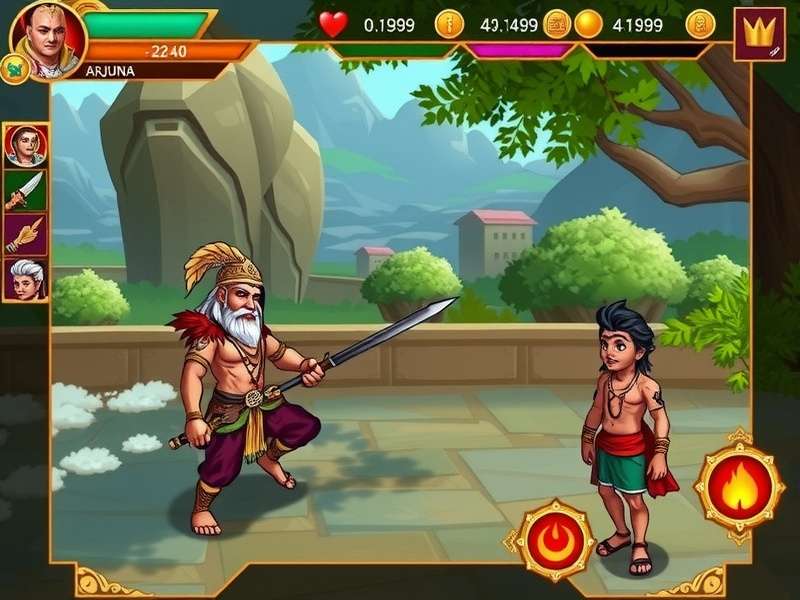 Durga character from Glory Strike Hindustan Heroes