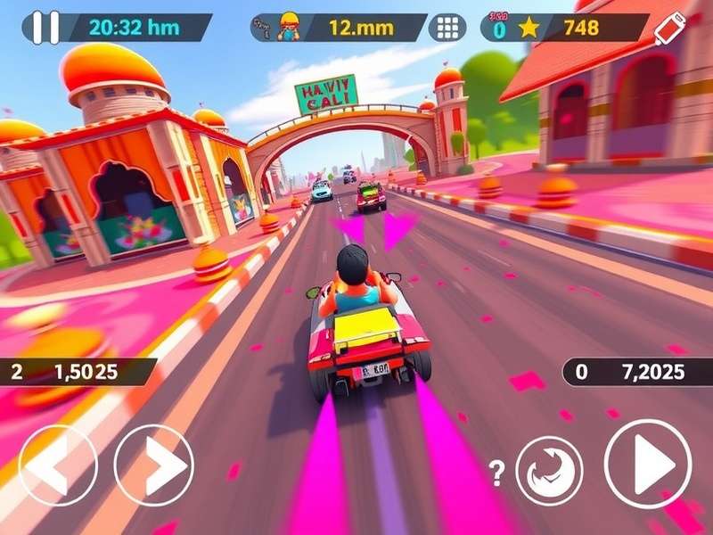 Holi Delight Drive feature showcase with multiple game elements